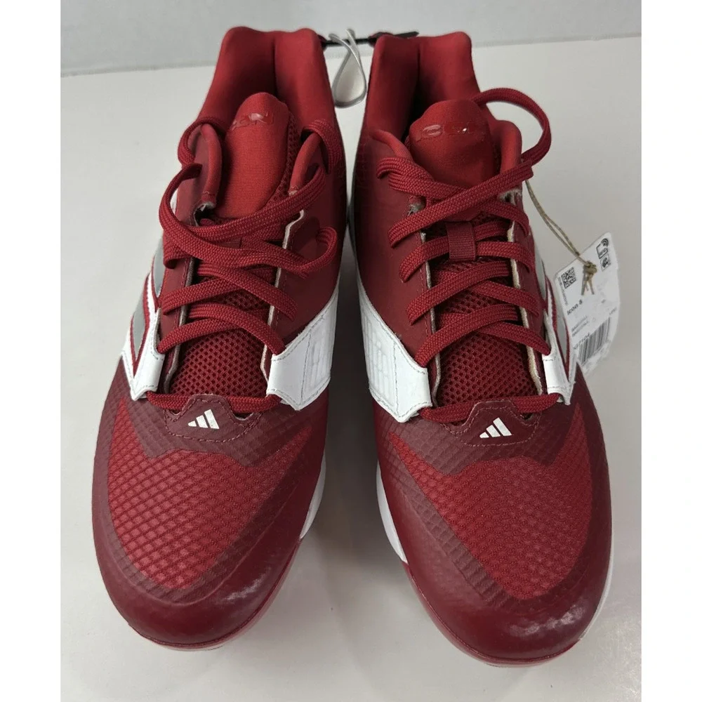 NWT Adidas Men's Size 7 ICON 8 Baseball CLEATS IG7104 Red Shoes New Without Box - Picture 12 of 12